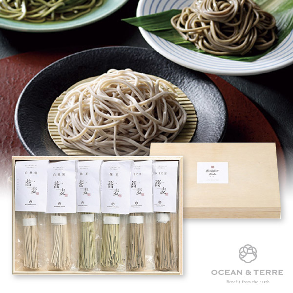 オーシャンテール お蕎麦セットD（木箱入り） | 内祝い・お祝い