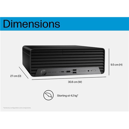 Hp Prodesk 400 G9 Desktop SFF I7 13700, 16GB, 512GB SSD, Win11 Pro