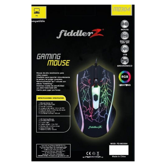 Gaming Mouse 7D Rgb Fiddler Z – Tienda Copec