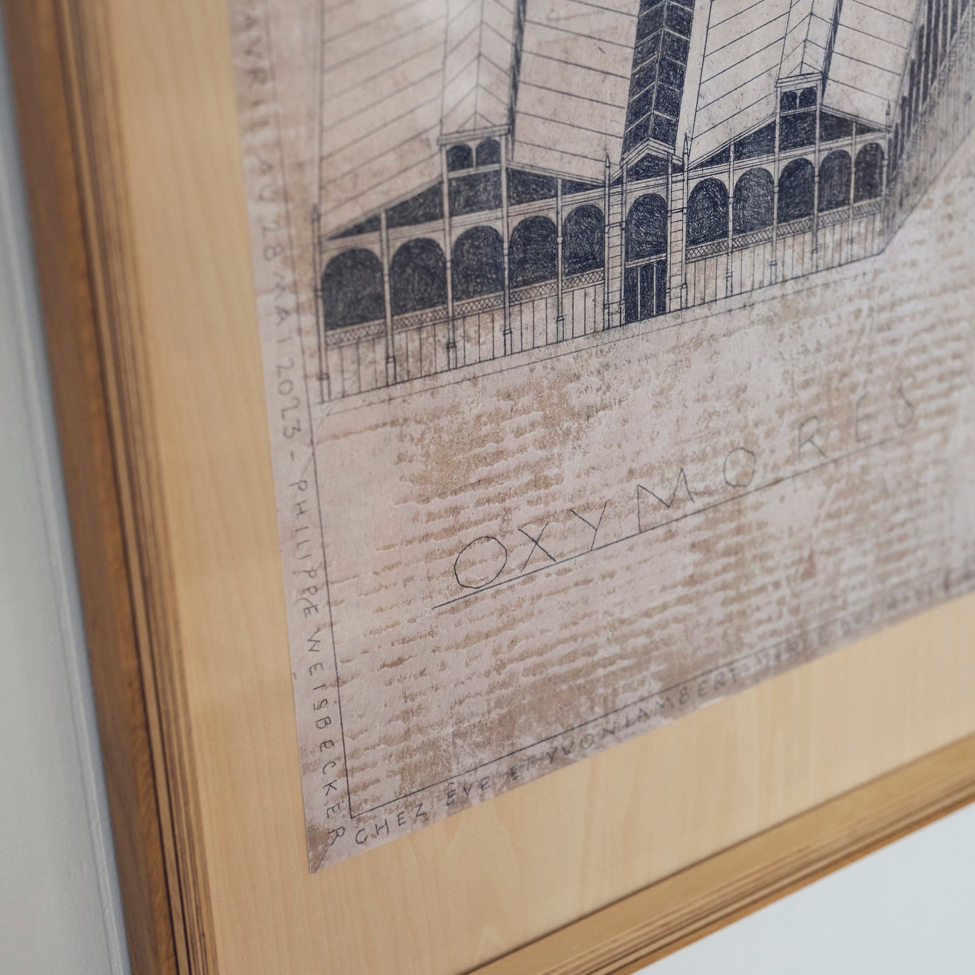 ポスターフレームセット | Philippe Weisbecker | オーク | A2 – tiflo