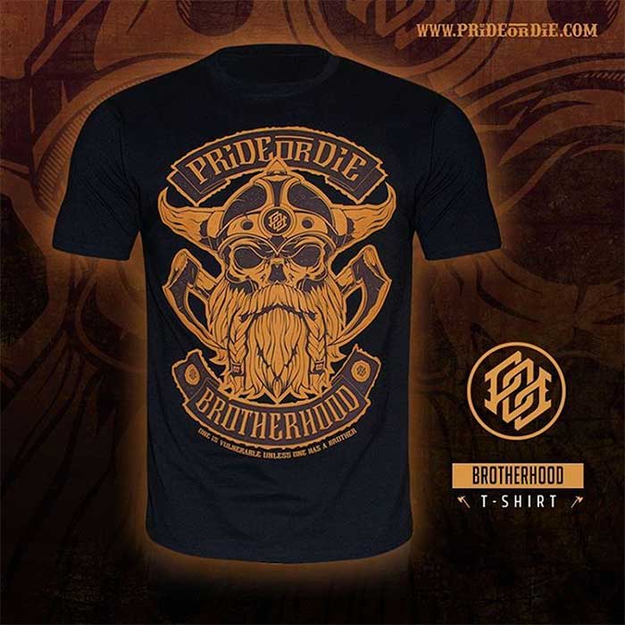 PRIDE OR DIE(PRiDEorDiE)／プライド オア ダイ Tシャツ BROTHERHOOD T