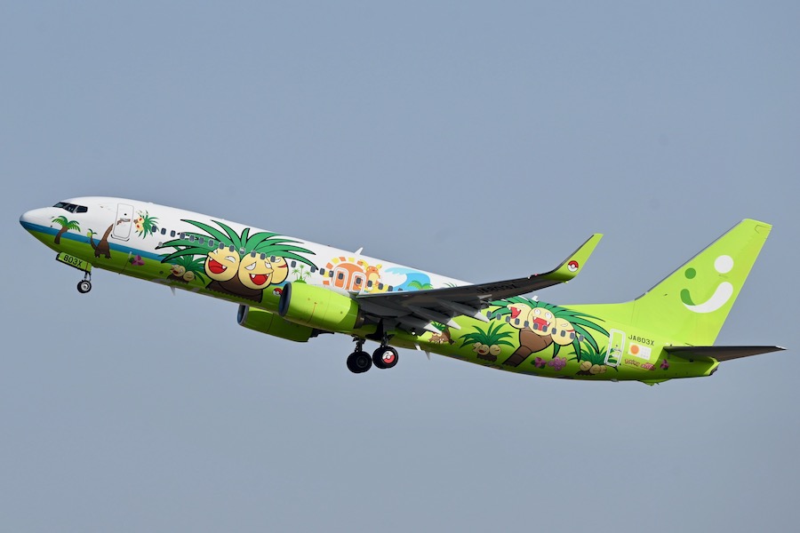 フォトレポート】ソラシドエア、ポケモン描いた特別機「ナッシー