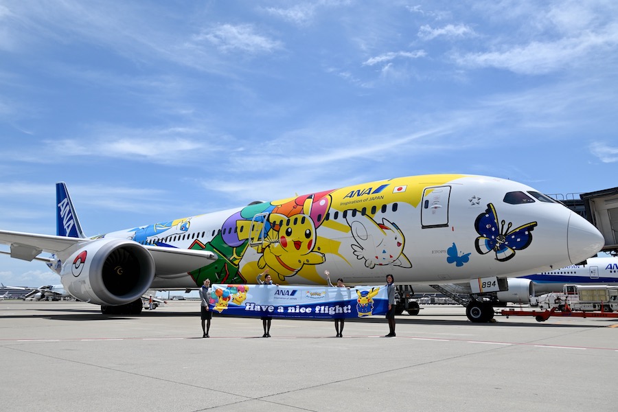 全日空商事 1/500 ANAポケモンジェット B747-400 NH50031 全日空商事 1