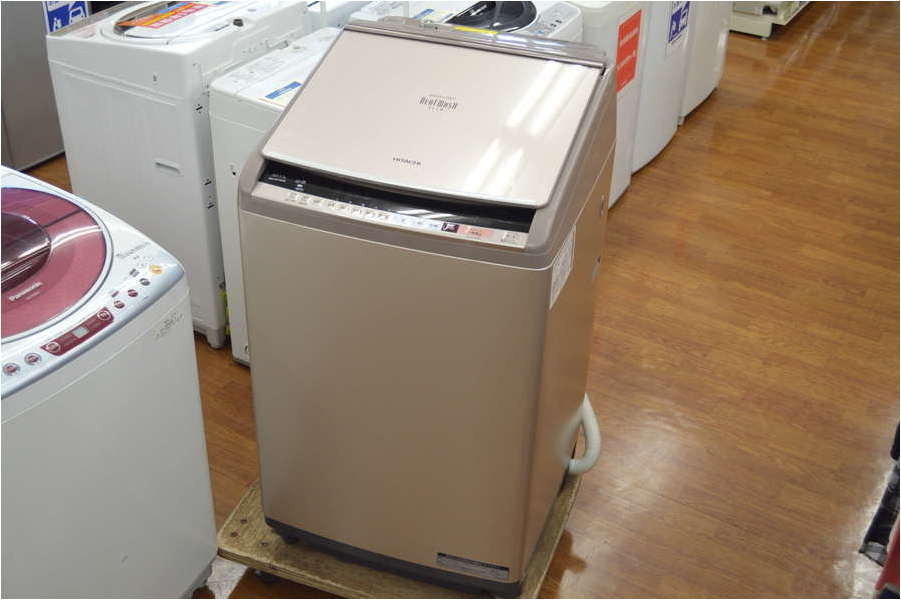 2018年製、HITACHI(日立)の縦型洗濯乾燥機（BW-DV100B）が入荷しました