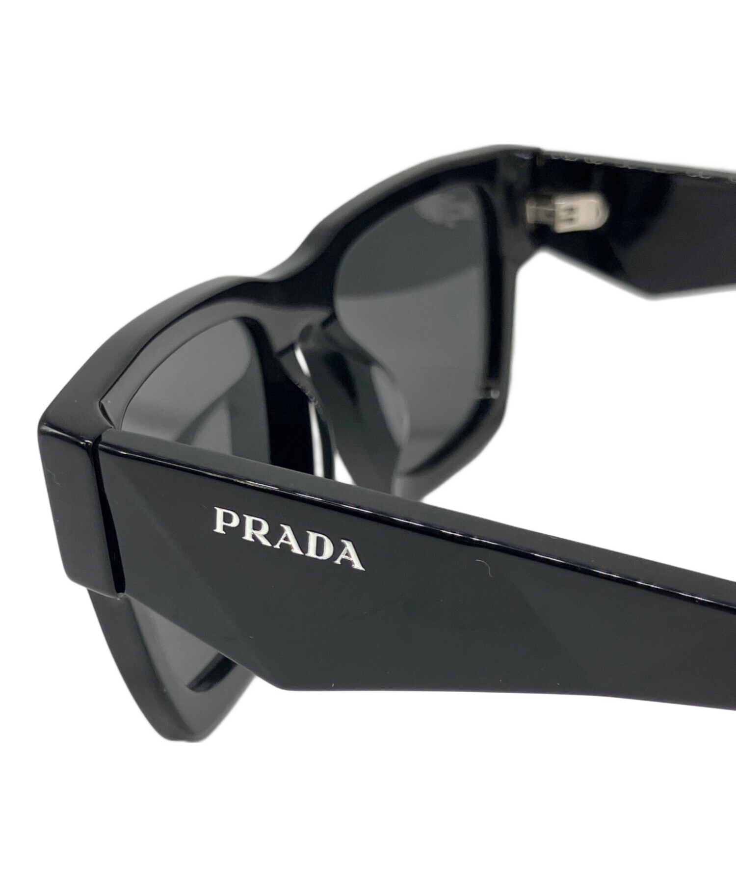 中古・古着通販】PRADA (プラダ) シンボルサングラス ブラック サイズ