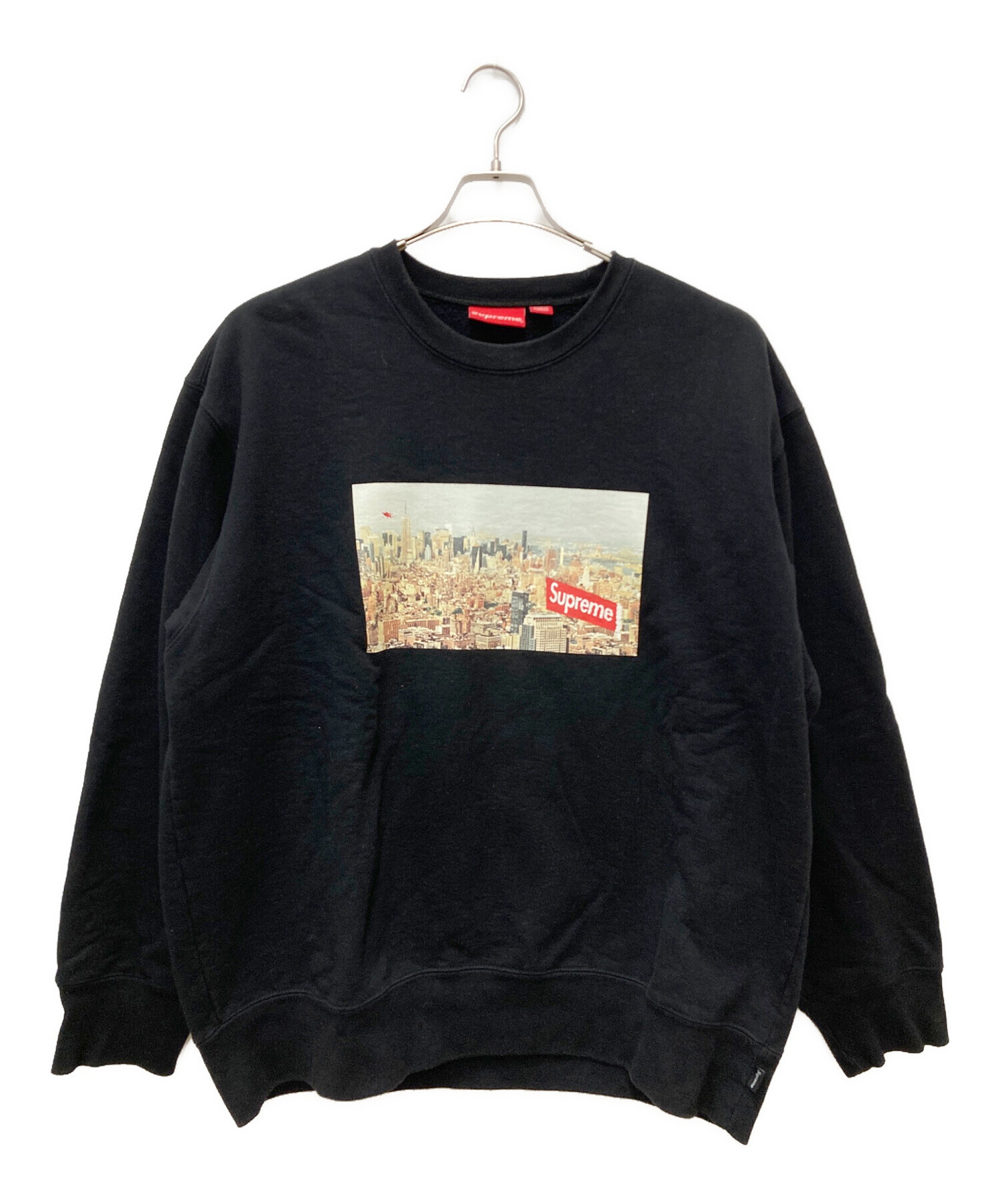 中古・古着通販】SUPREME (シュプリーム) Aerial Crewneck ブラック