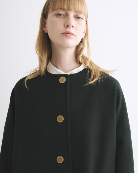 MALTON NO COLLAR マールトン ノーカラー｜ブラック｜ウィメンズ