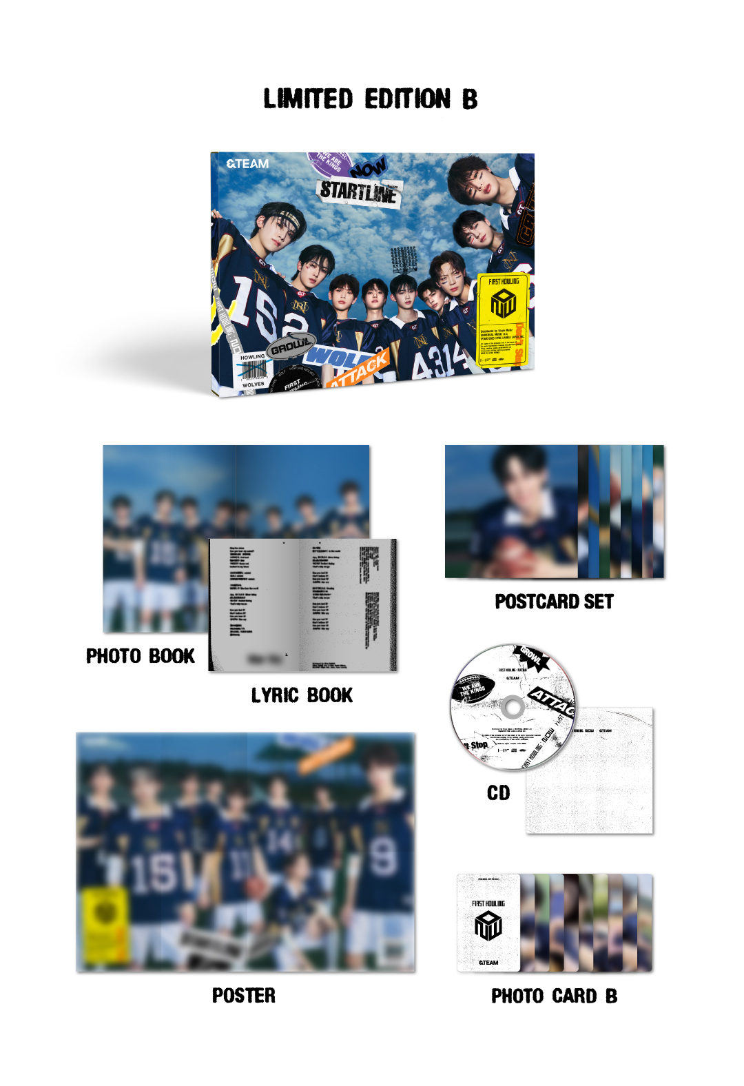 2023年11月15日(水) &TEAM 1st ALBUM『First Howling : NOW』発売決定