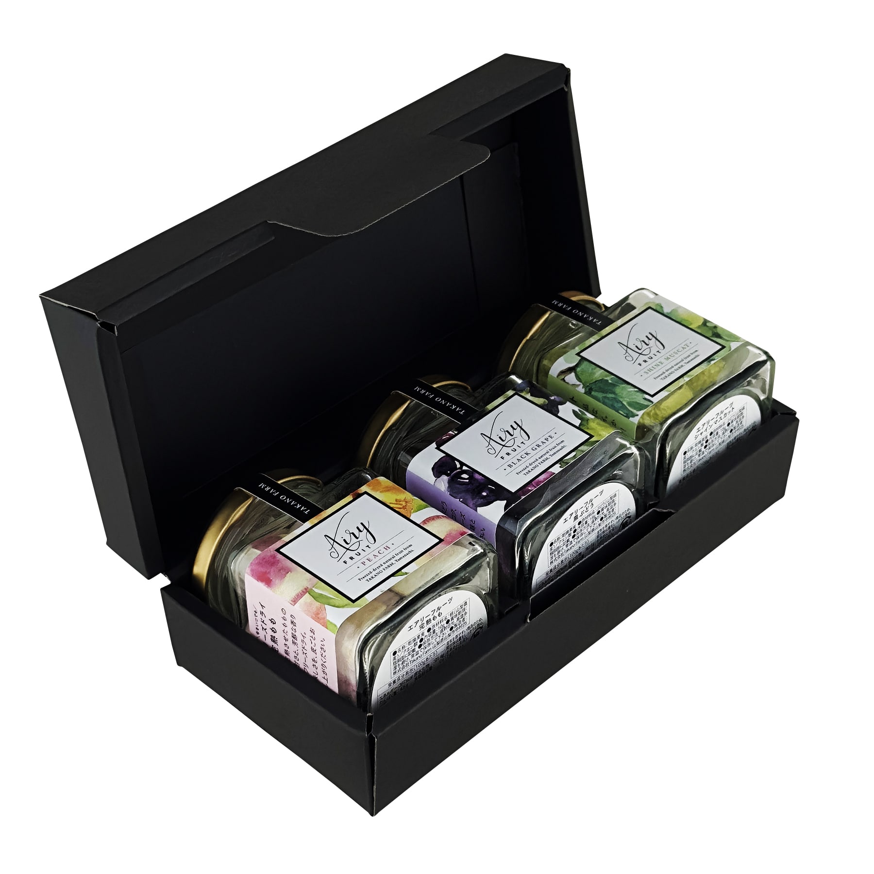 国産果物フリーズドライのエアリーフルーツ 3種 化粧箱入りセット