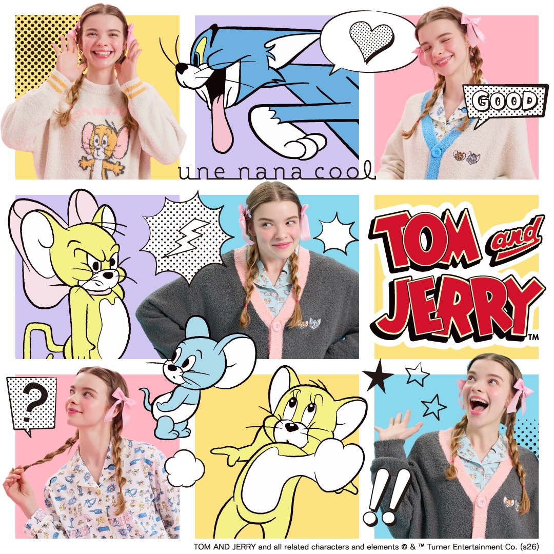 トムとジェリー × une nana cool 第2弾｜une nana cool commune