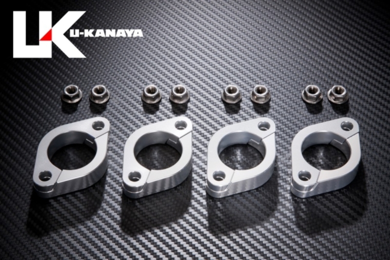 内商会 【 ビレットエキゾーストフランジ ZRX400/II シルバー