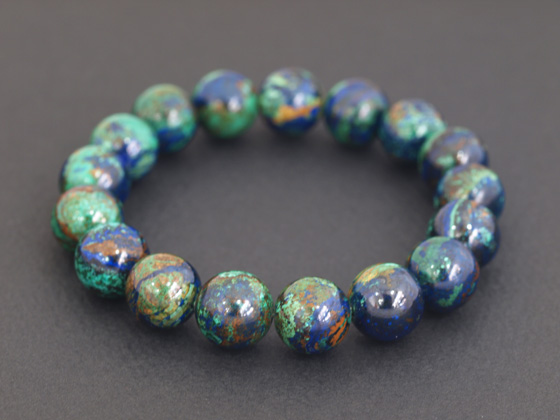 高品質 アズロマラカイト ブレスレット | ハワイ ブレッシング