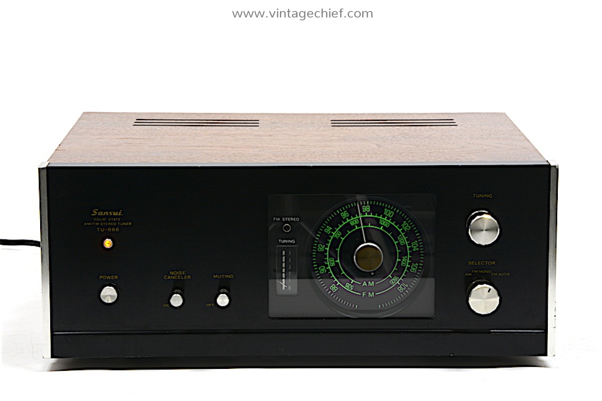 Sansui TU-666 FM AM Tuner | Round Dial