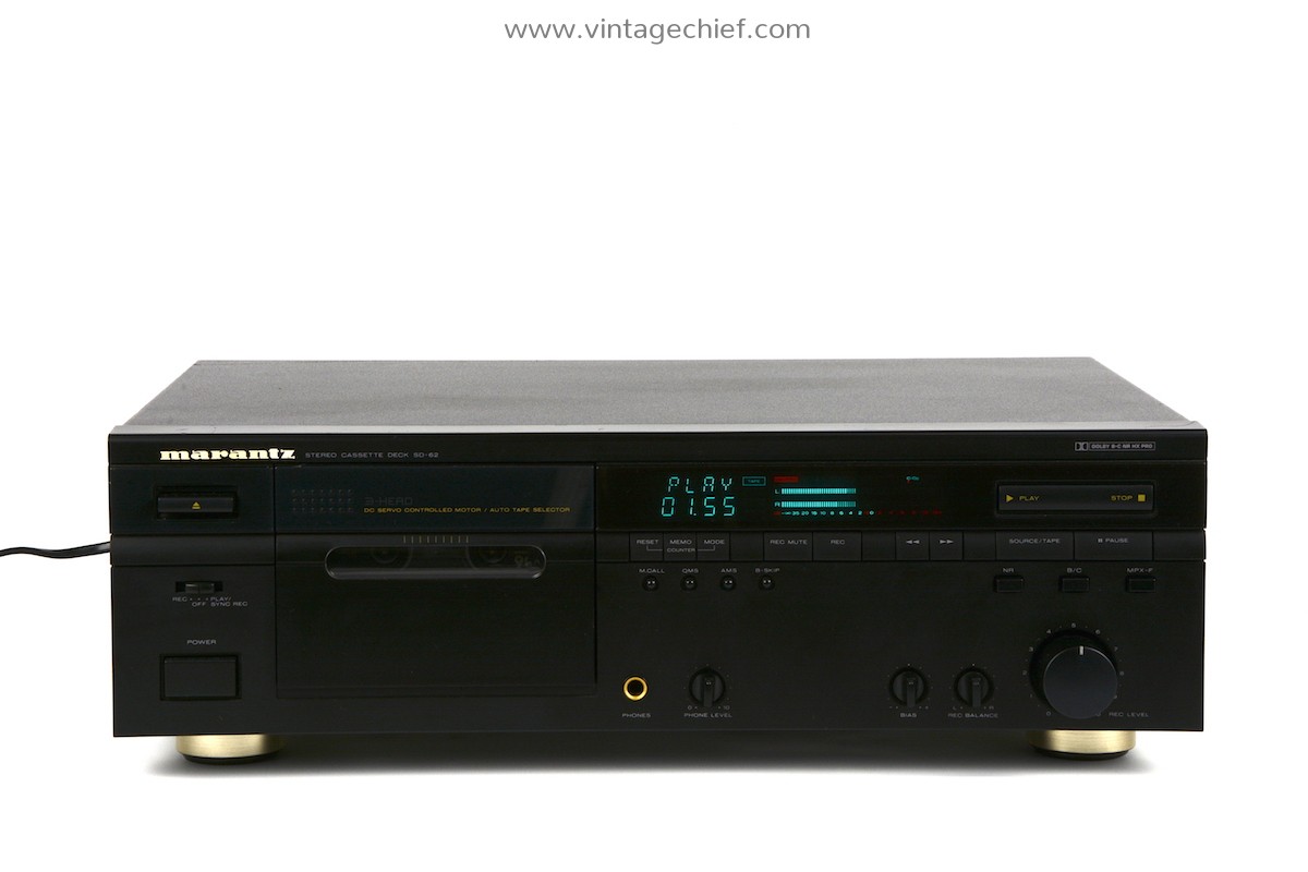 Audiophile Marantz SD-62 Cassette Deck | 3 Head Tape Deck