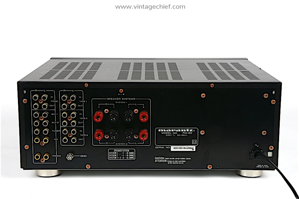 Audiophile Marantz PM-80 Amplifier | Phono MM MC | 2 x 100 Watt