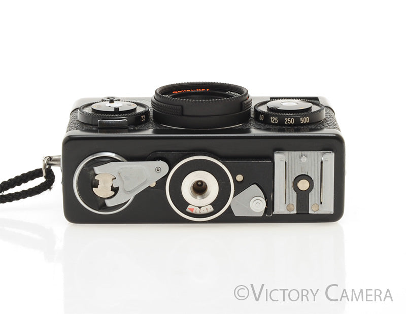 Rollei 35S 35 S Black 40mm f2.8 Zeiss Sonnar Camera -Good Meter- [EXC]