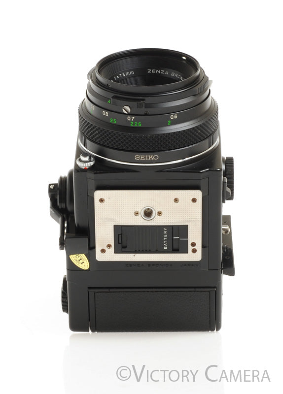 Zenza Bronica ETR S Camera w/ 75mm f2.8 Lens 120 Back [EXC]