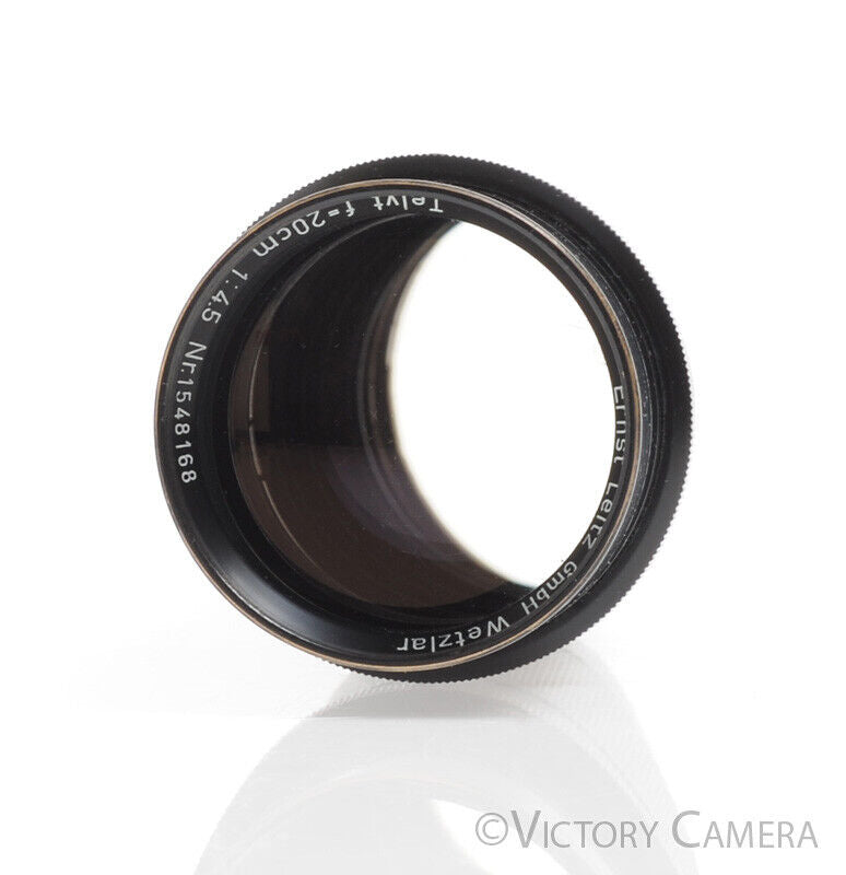 Leica 20cm F4.5 Telyt Ernst Leitz Wetzlar 200mm LTM Screw Mount Lens [