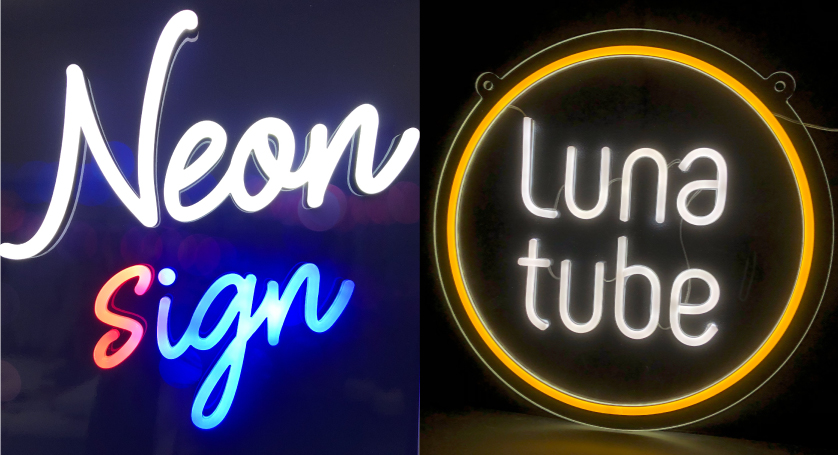 ネオン風サイン