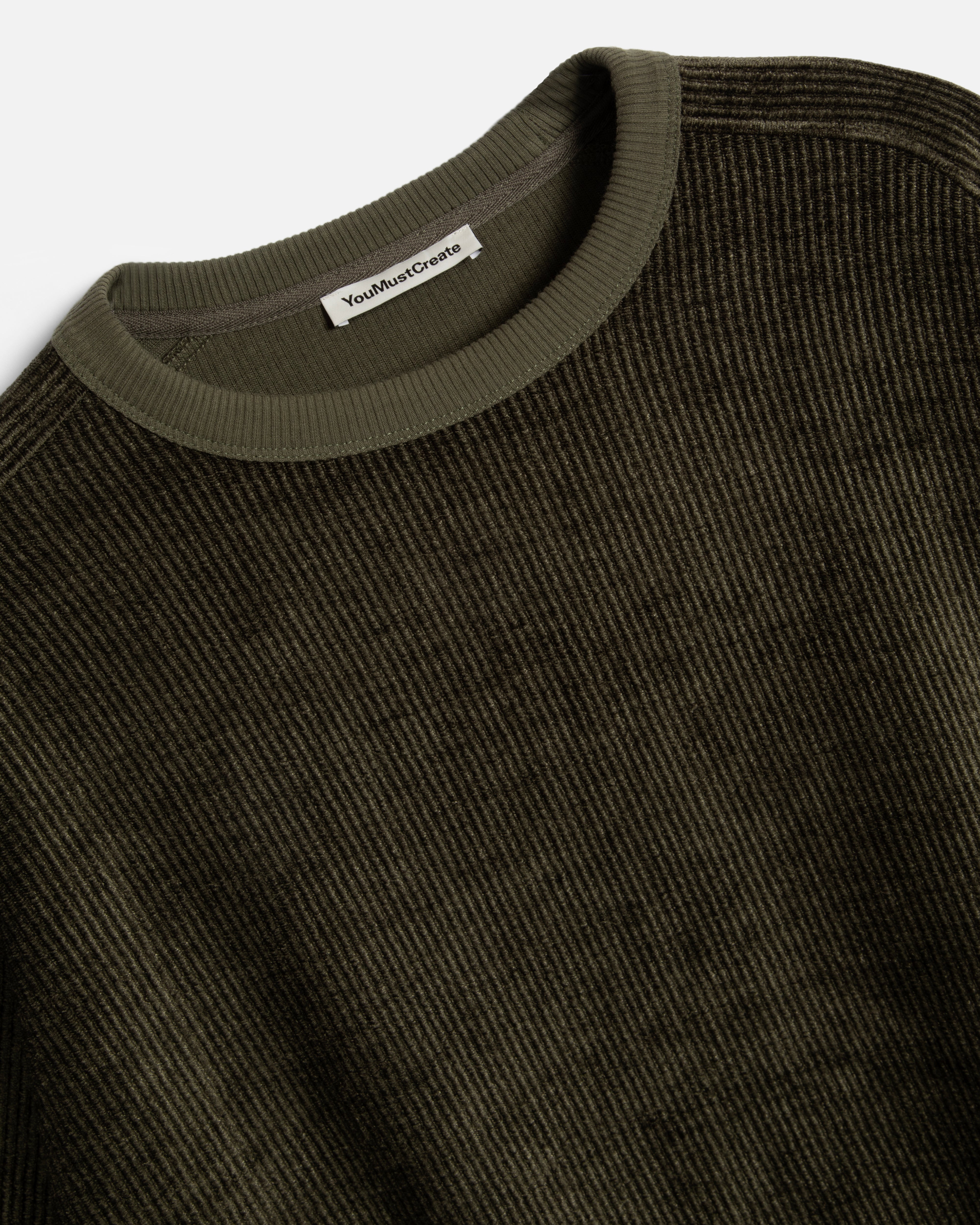 Almost Grown Sweatshirt Olive | YMC | You Must Create