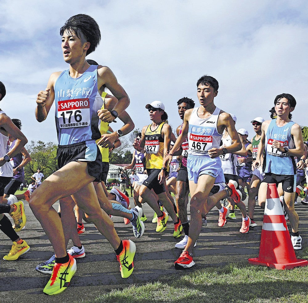 箱根駅伝：異例の暑さだった箱根駅伝予選会、3位通過・山梨学院大の