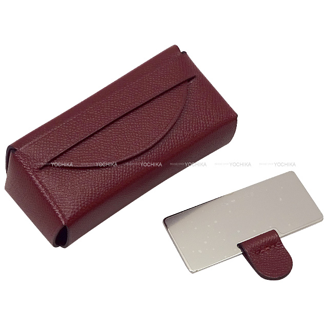 HERMES エルメス リップケース ミロワール ミラー付き ルージュ