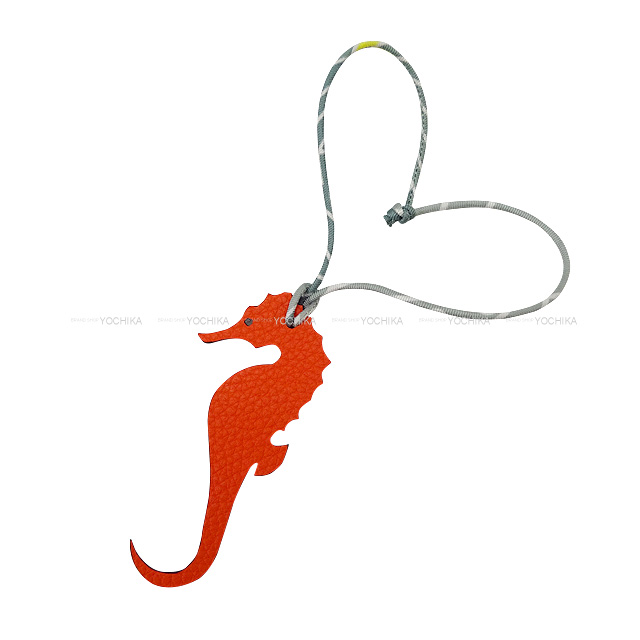 HERMES エルメス バッグチャーム プティアッシュ タツノオトシゴ