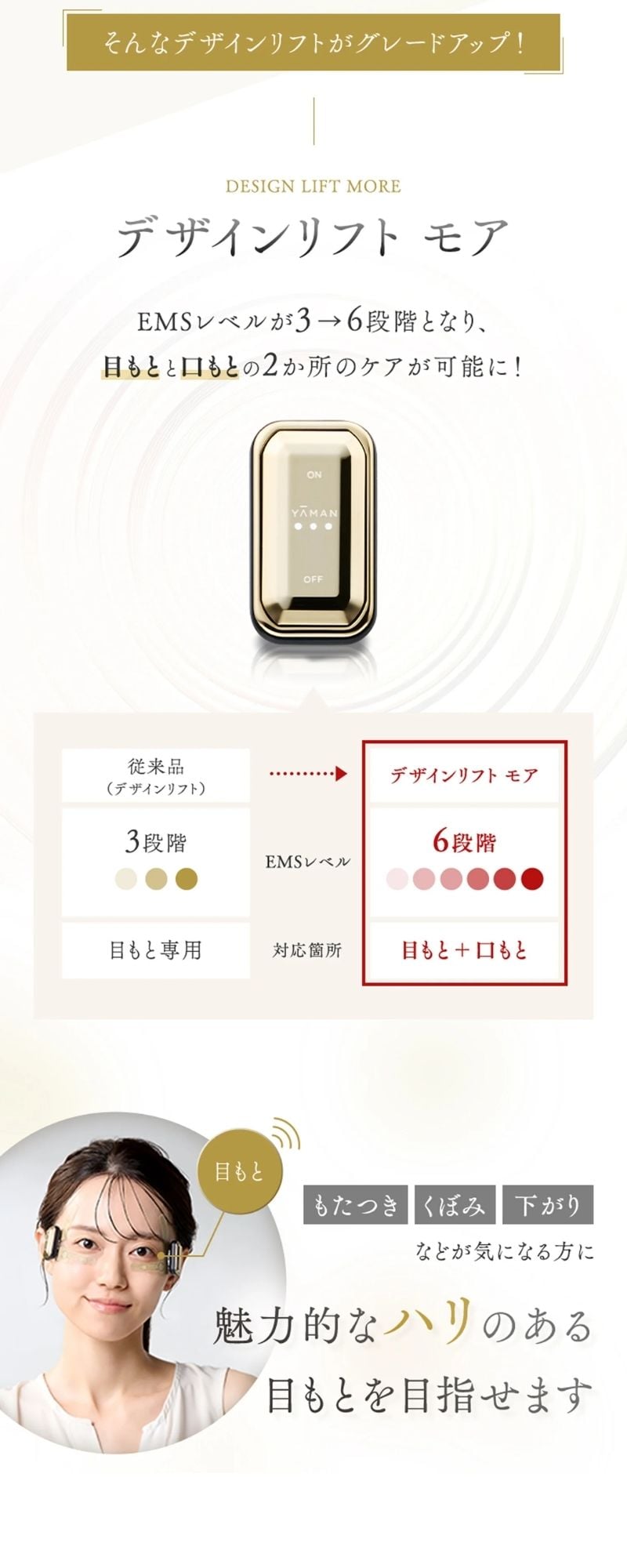 デザインリフトモア口もと集中4ヵ月コースN（C1）｜ヤーマン公式通販