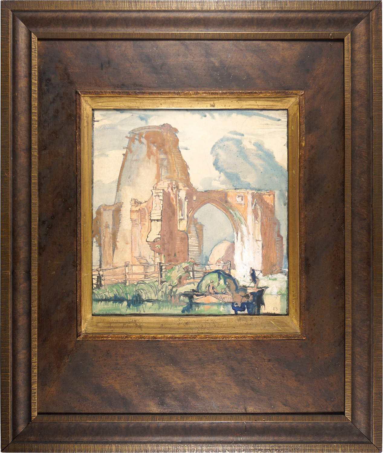 フランク・ブラングィン「聖ベネ修道院、ノーフォーク」 | 山田書店