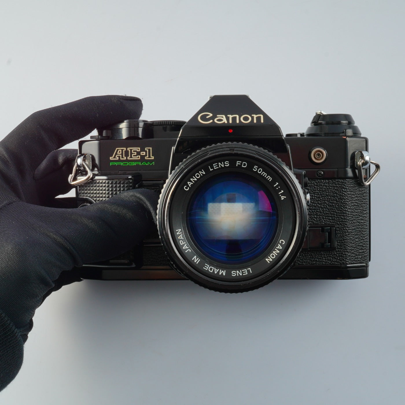 CLA'd】 Canon AE-1 Program Black + NEW FD 50mm F/1.4 MF フィルム