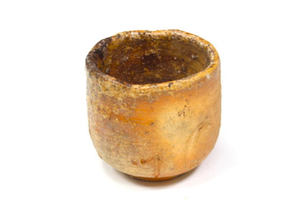 柳瀬美術店 / 辻 清明「信楽盃-2」共箱[TSUJI Seimei]Sake cup