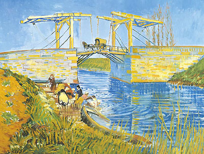 ゴッホ作 アルルの跳ね橋