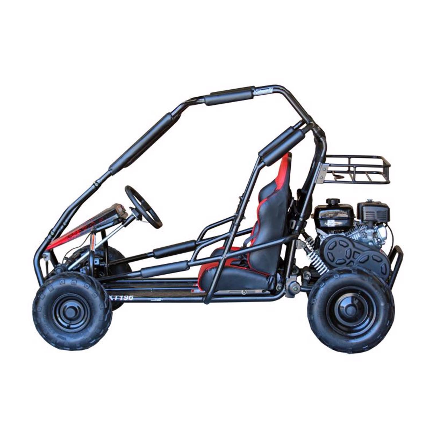 Coleman Powersports Unisex Go-Cart Black KT196 | Zoro