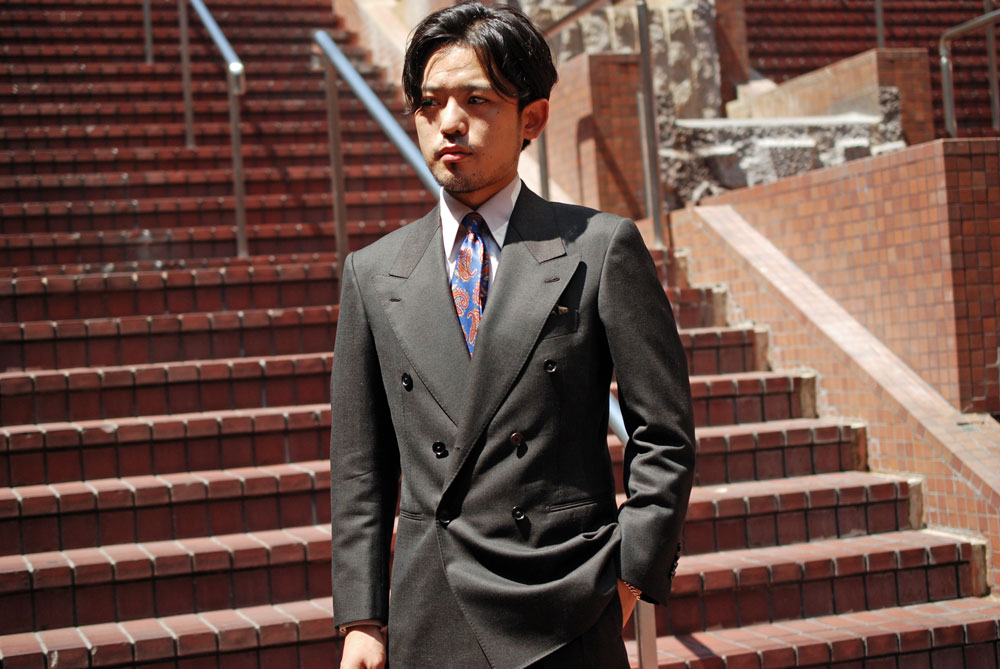 スキャバル・ブラウンダブルスーツ | ZERBINO BLOG