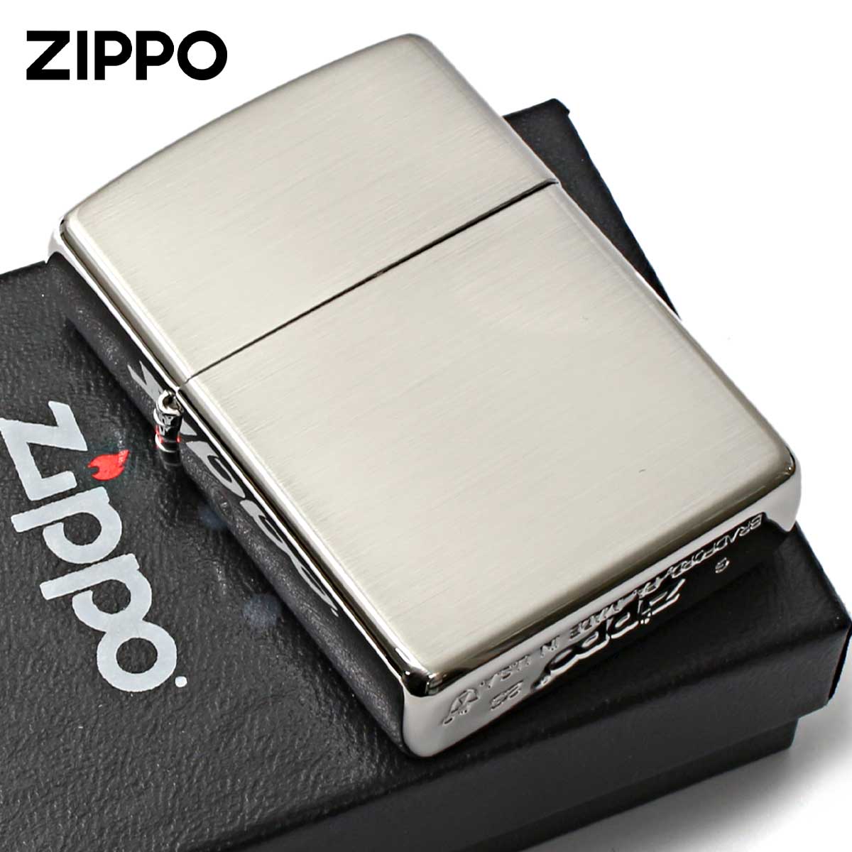 Zippo ジッポー アーマー プラチナコーティング つや消し サテン