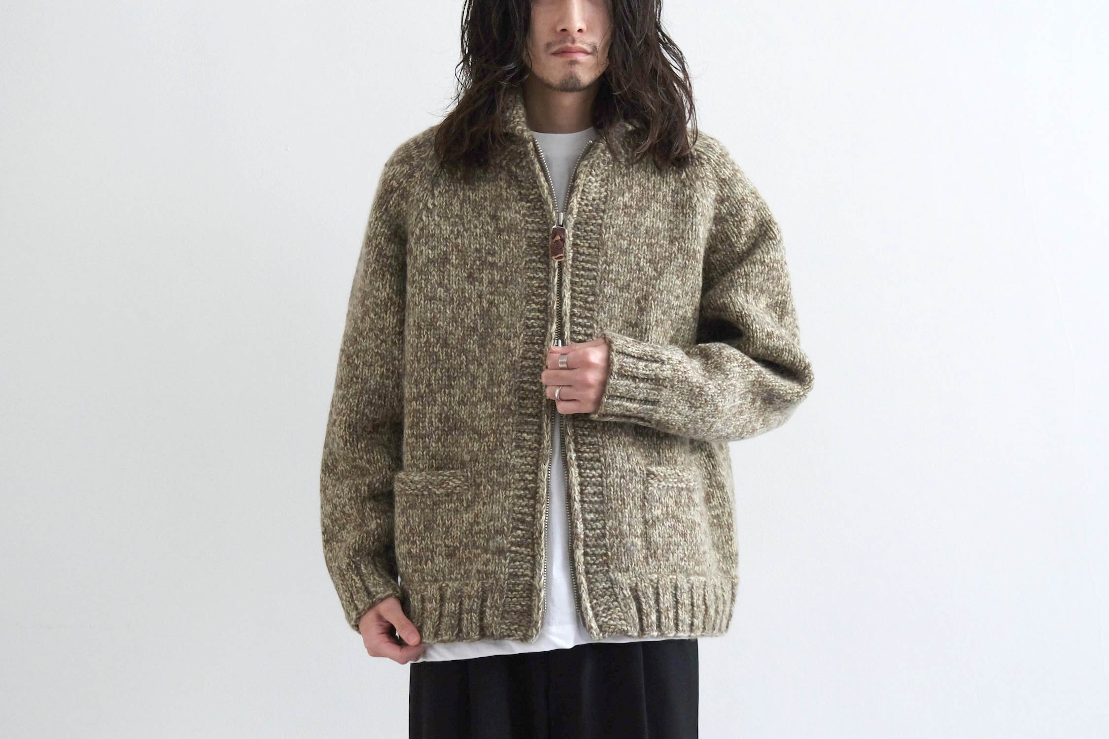 YAK/LAMB MULTI PLY HAND KNITTING COWICHAN SWEATER - WUNDER