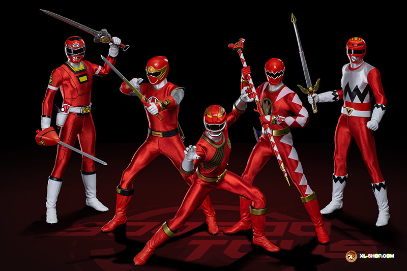 SooSooToys - SST-074SET - 1/6 Power Ranger - Completed Red Team Up