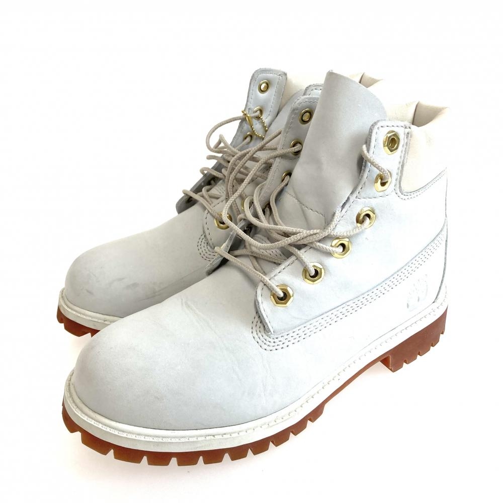 ティンバーランド/ブーツ/A19FH/レザー/ホワイト/若干汚れ有の高価買取
