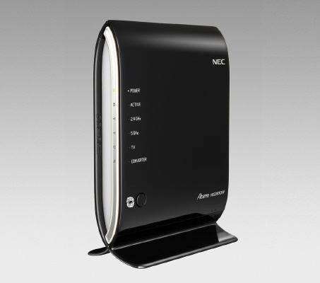 NEC、4ストリーム対応で最大1733Mbpsの無線LANルーター | 日経クロス