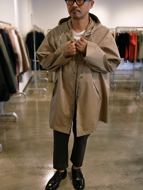 AURALEE Finx Polyester Hooded Coat | 大阪心斎橋のメンズ洋服の
