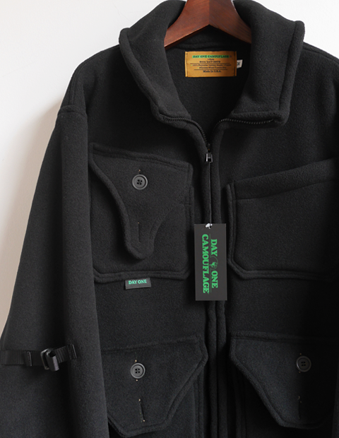 DAY ONE CAMOUFLAGE Fleece Parka | 大阪心斎橋のメンズ洋服のセレクト