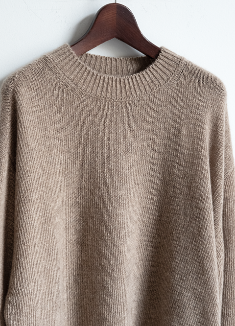 COMOLI カシミヤ クルーネックニット | 大阪心斎橋のメンズ洋服の