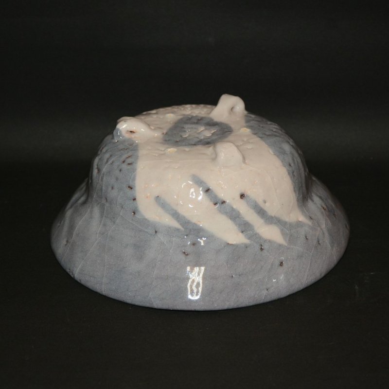 鼠志野鉢 陽山窯 水野雅之 18000円 美術工芸備前 和食器と茶道具の