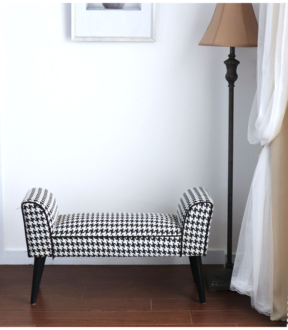 ベンチスツール(千鳥柄)｜Y-KAGU(輸入家具屋さん.com)