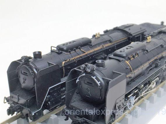 C62常磐形（ゆうづる牽引機）が入線しました！KATO 2017-6 22号機 23