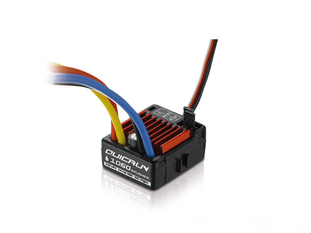 HOBBYWING QuicRUN-WP-1060-Brushed 60A ESC BEC内蔵3A/6V 1/10