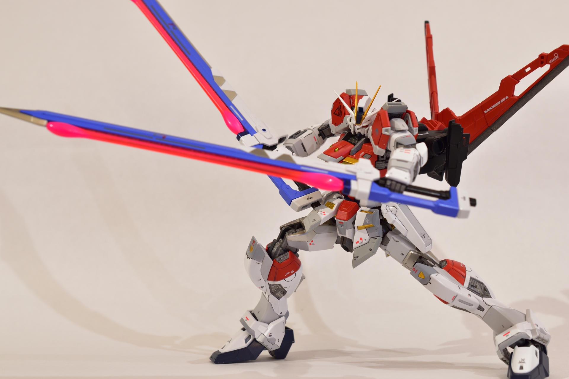 プレバン限定RGソードインパルスガンダム：塗装と塗り分けで魅力的に仕上げ