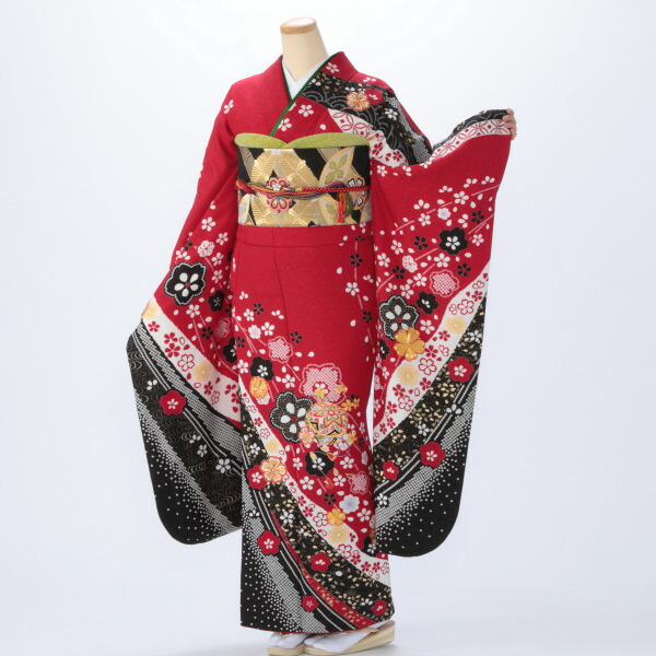 赤/ワインの振袖【販売】｜【公式】京都きもの友禅オンラインストア