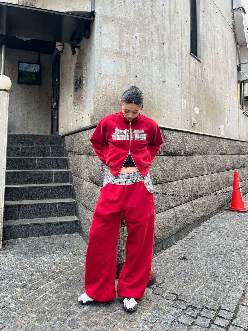 Check pattern sweat pants – YZ