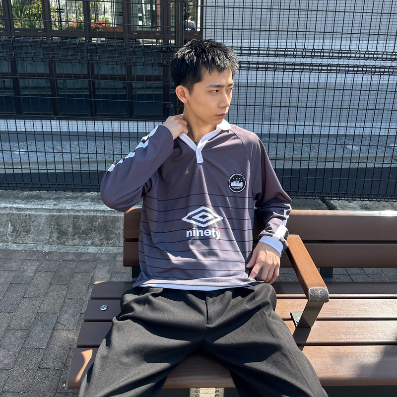 9090 × umbro Stripe L/S Game Shirt – YZ